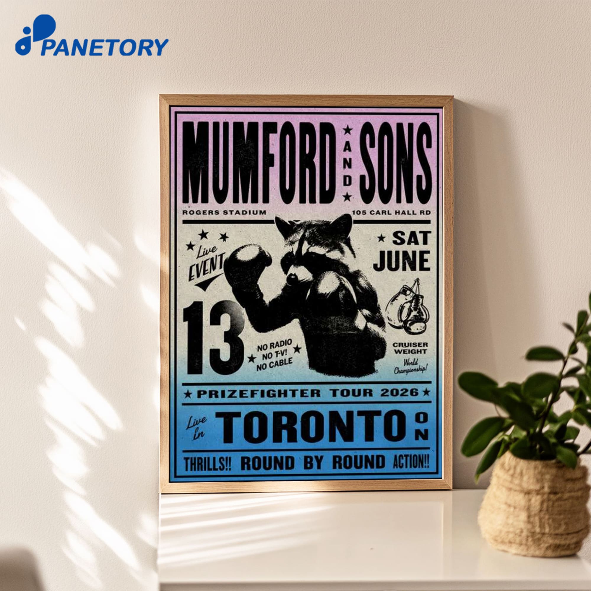 Mumford &Amp; Sons Toronto Jun 13 2026 Poster Mumford &Amp; Sons Toronto Jun 13 2026 Poster