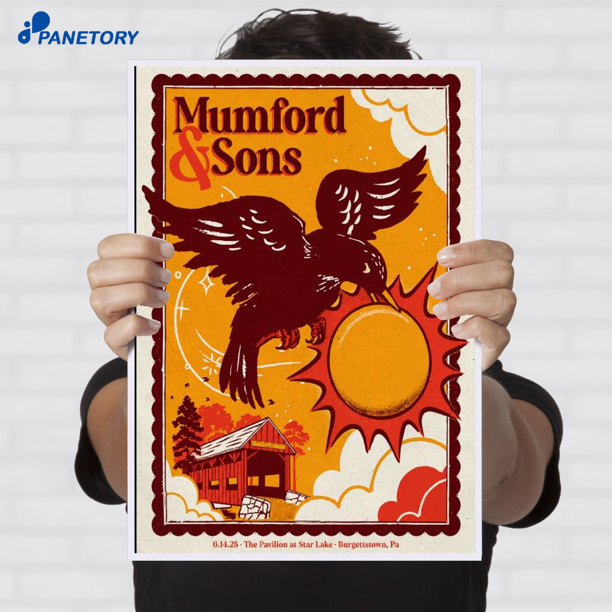 Mumford &Amp; Sons Tour Burgettstown Tour 2026 Poster Mumford &Amp; Sons Tour Burgettstown Tour 2026 Poster