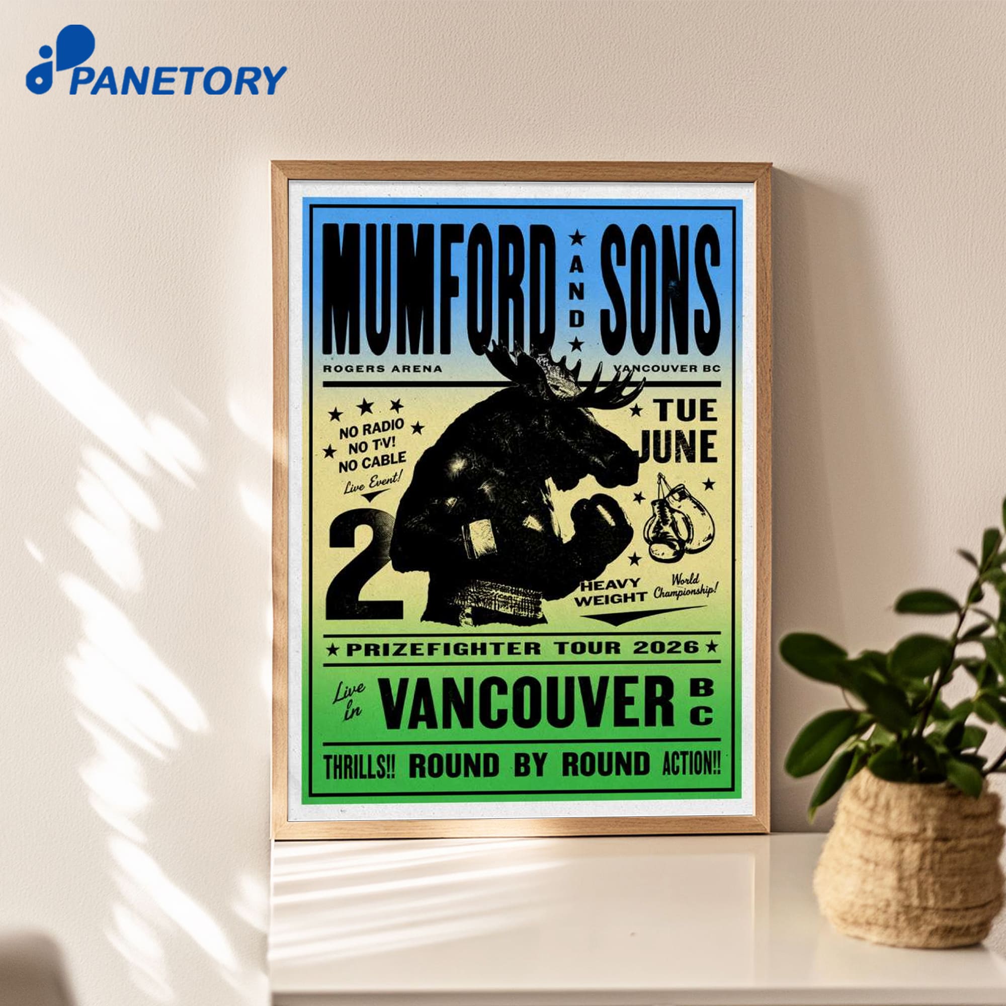 Mumford &Amp; Sons Vancouver Bc Rogers Arena Jun 2 2026 Poster Mumford &Amp; Sons Vancouver Bc Rogers Arena Jun 2 2026 Poster