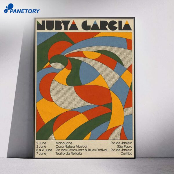 Nubya Garcia Brazil Tour 2026 Poster