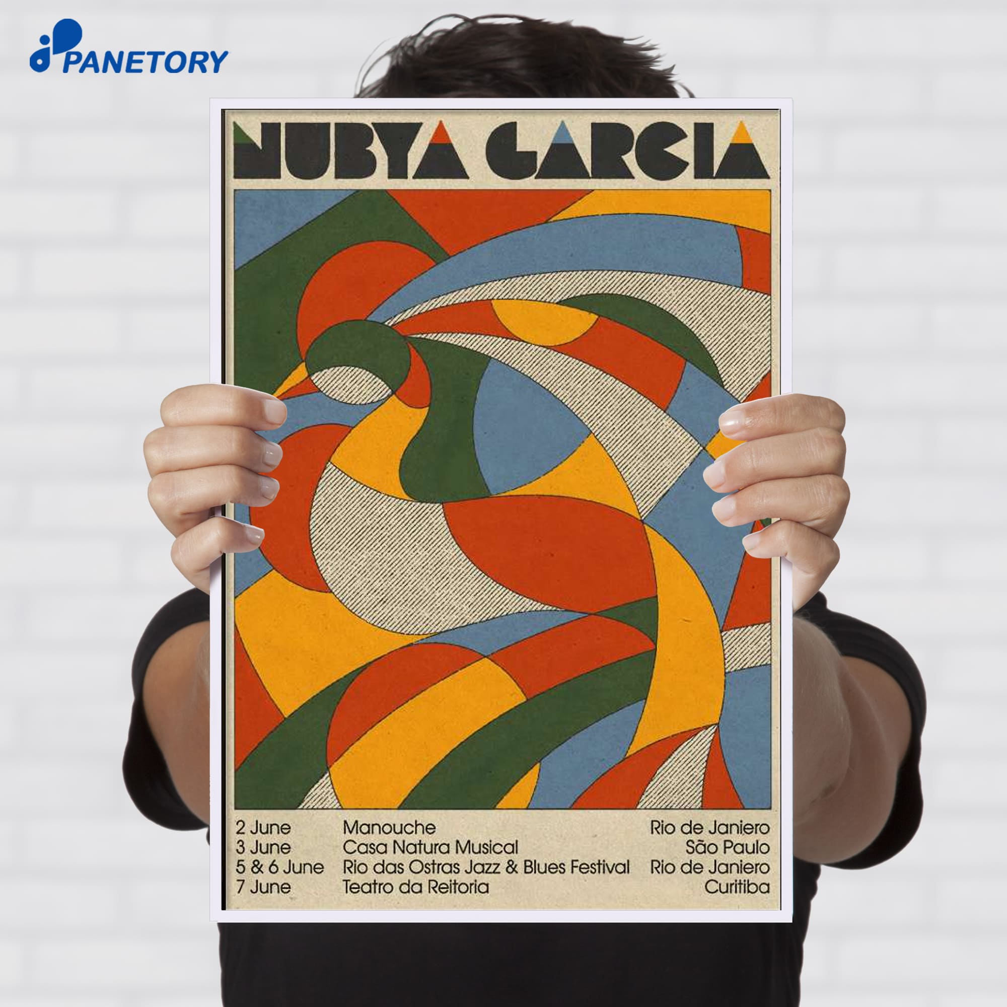 Nubya Garcia Brazil Tour 2026 Poster Nubya Garcia Brazil Tour 2026 Poster