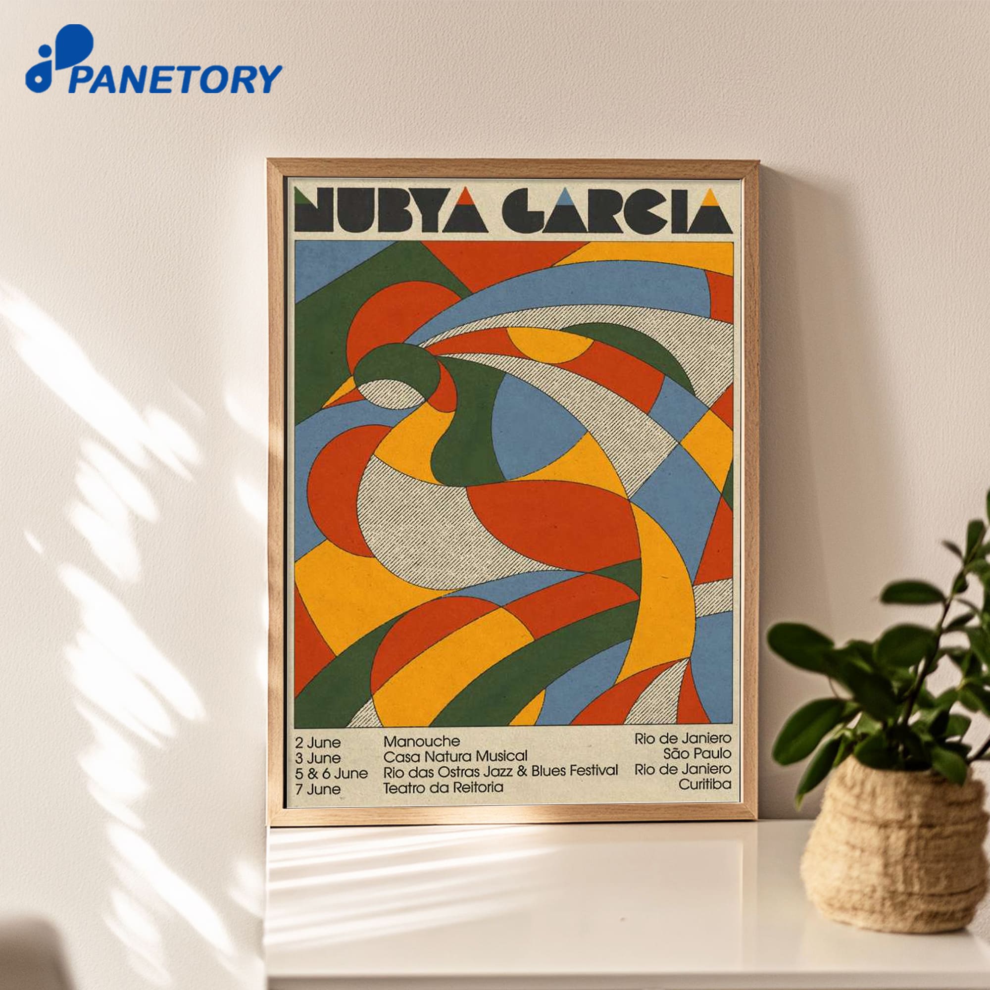 Nubya Garcia Brazil Tour 2026 Poster Nubya Garcia Brazil Tour 2026 Poster