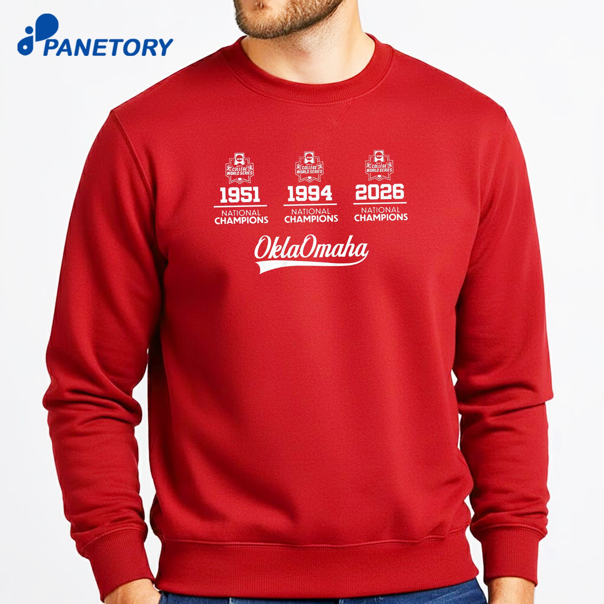 Oklahoma Baseball 3 Time National Champions Banners T-Shirt 6 Oklahoma Baseball 3 Time National Champions Banners T-Shirt 2