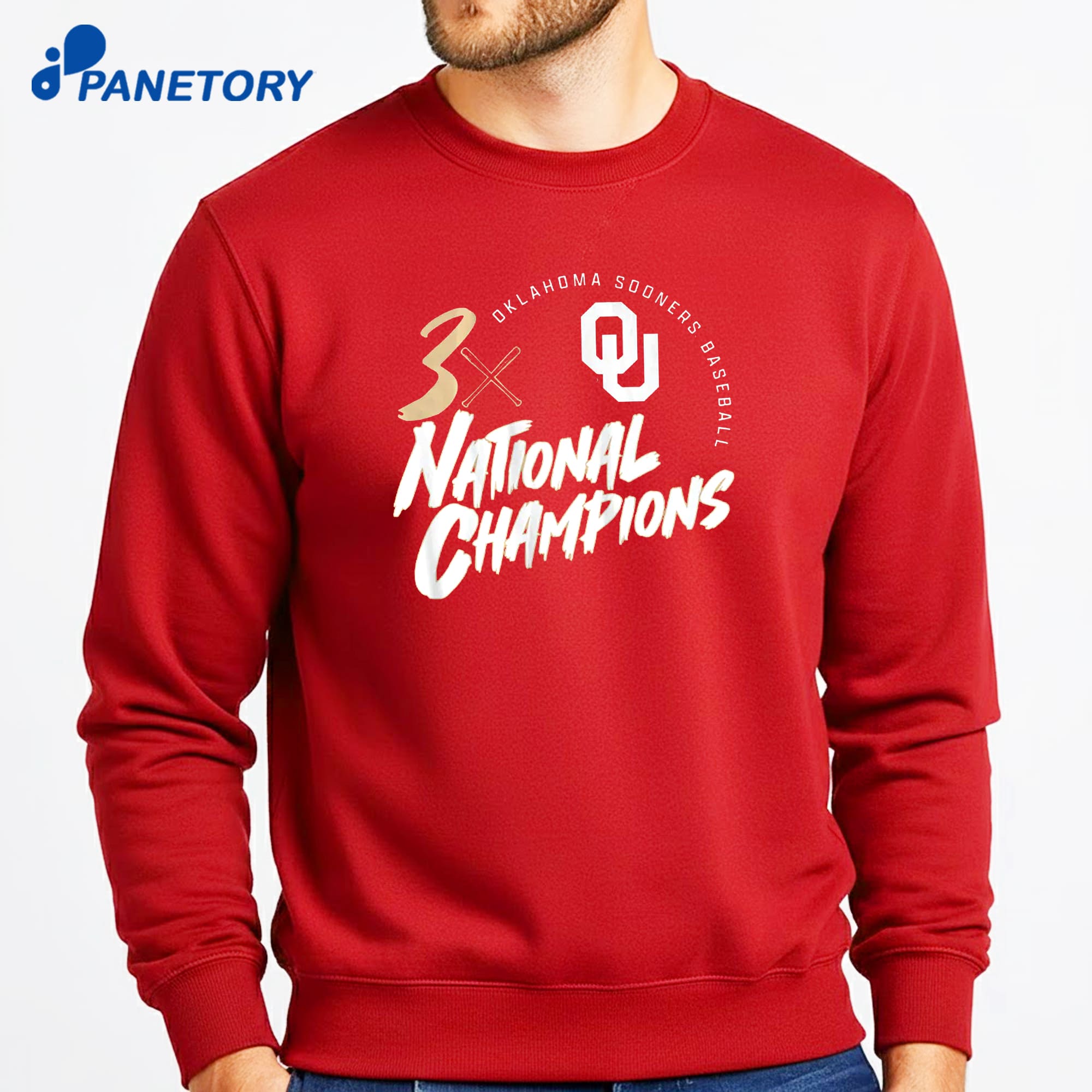 Oklahoma Baseball 3-Time National Champions T-Shirt 6 Oklahoma Baseball 3-Time National Champions T-Shirt 2