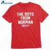 Oklahoma Baseball The Boys From Norman T-shirt 1