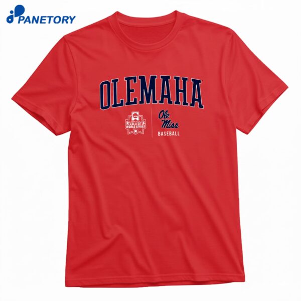 Ole Miss Baseball Olemaha T-Shirt