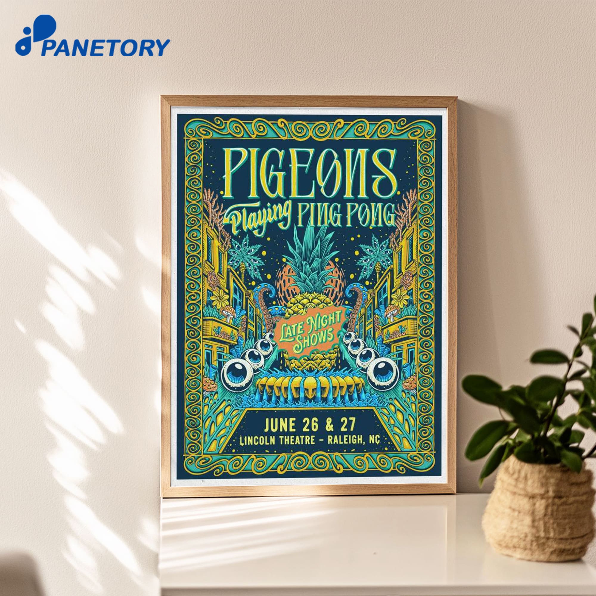 Pigeons Playing Ping Pong Raleigh Nc Jun 27 2026 Poster Pigeons Playing Ping Pong Raleigh Nc Jun 27 2026 Poster