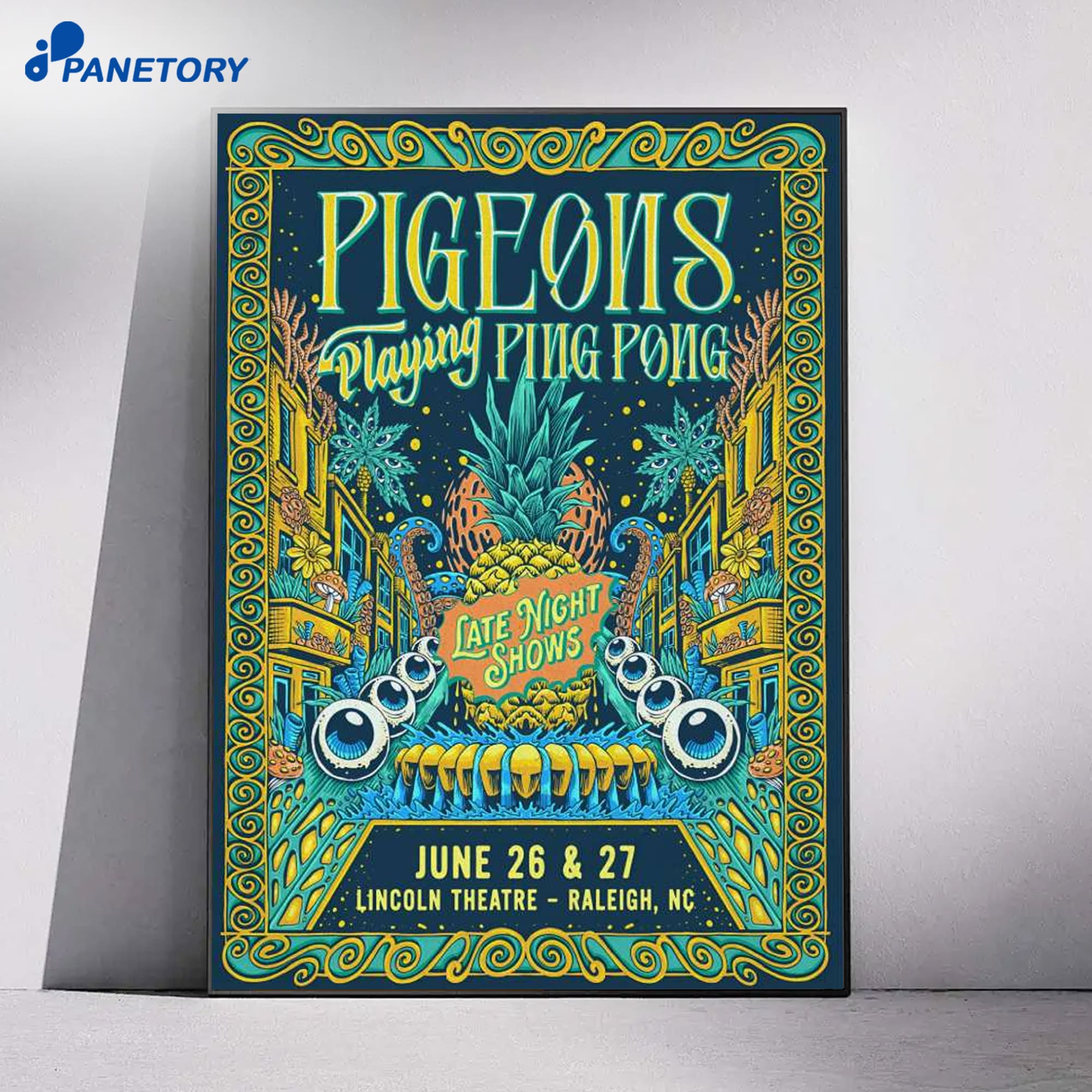 Pigeons Playing Ping Pong Raleigh Nc Tour Jun 26-27 2026 Poster 4 Pigeons Playing Ping Pong Raleigh Nc Tour Jun 26-27 2026 Poster 1
