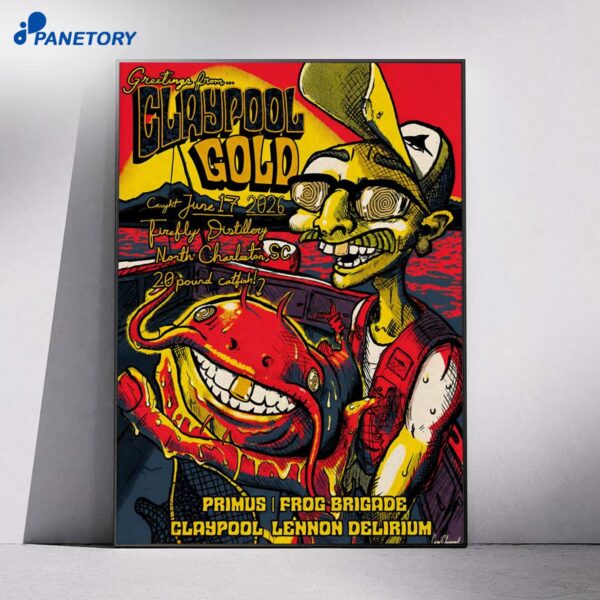 Primus Firefly Distillery North Charleston SC Jun 17 2026 Poster