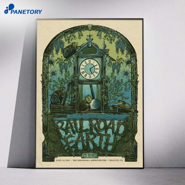 Railroad Earth Bellvue CO Jun 5-6 2026 Poster