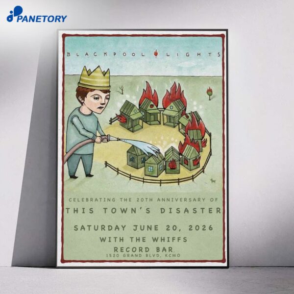 Recordbar Kansas City MO Blackpool Lights Jun 20 2026 Poster