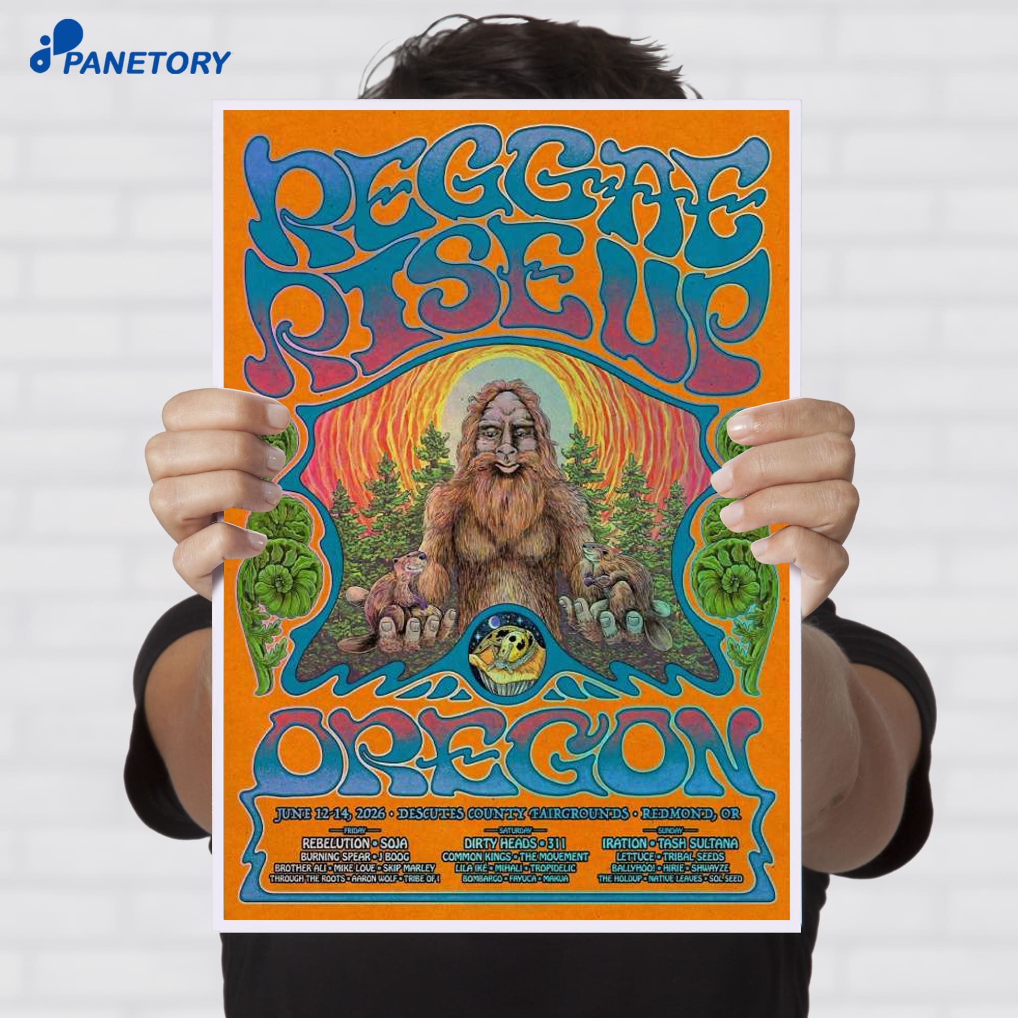 Reggae Rise Deschutes County Fairgrounds Redmond Or Jun 12-14 2026 Poster Reggae Rise Deschutes County Fairgrounds Redmond Or Jun 12-14 2026 Poster