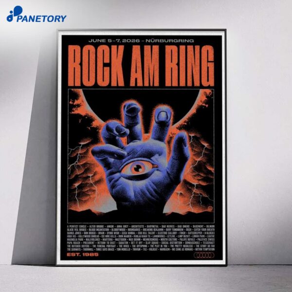 Rock AM Ring Nurburgring Jun 6 7 2026 Poster