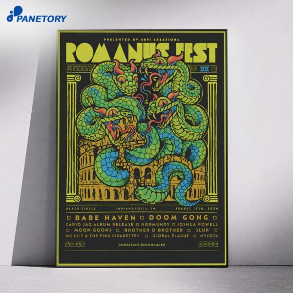 Romanus Fest Indianapolis IN Aug 15 2026 Poster