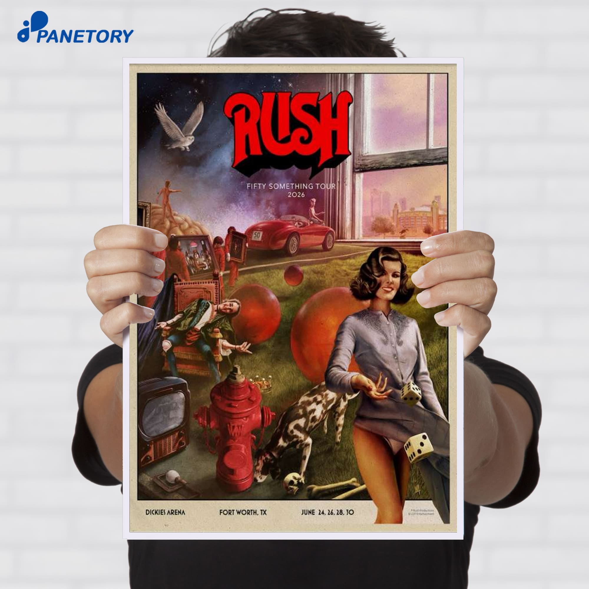 Rush Fort Worth Texas Tour Jun 28 30 2026 Poster Rush Fort Worth Texas Tour Jun 28 30 2026 Poster
