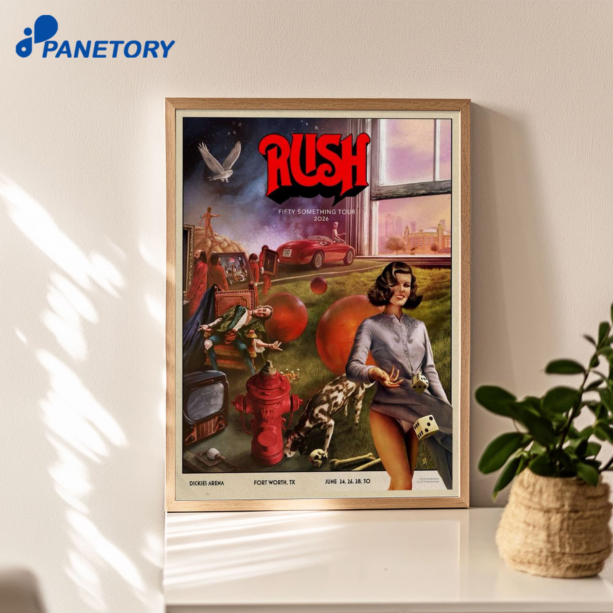 Rush Fort Worth Texas Tour Jun 28 30 2026 Poster Rush Fort Worth Texas Tour Jun 28 30 2026 Poster