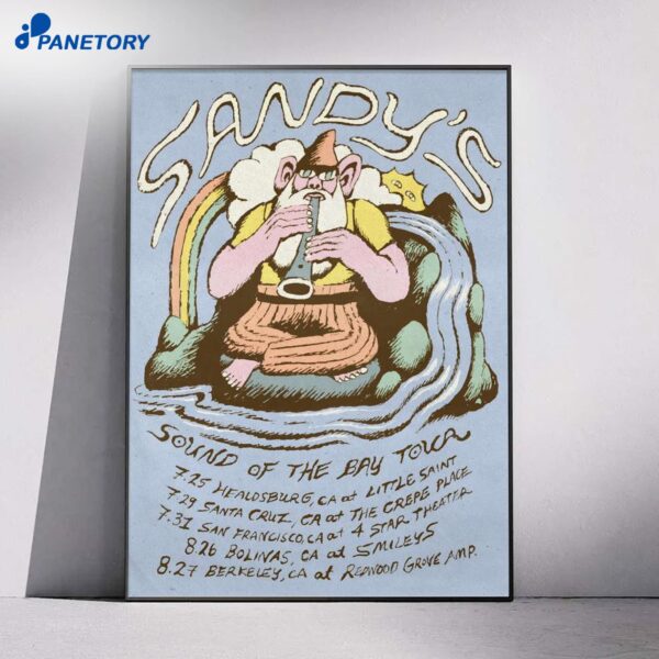 Sandy's Sound Of The Bay Tour 2026 Poster