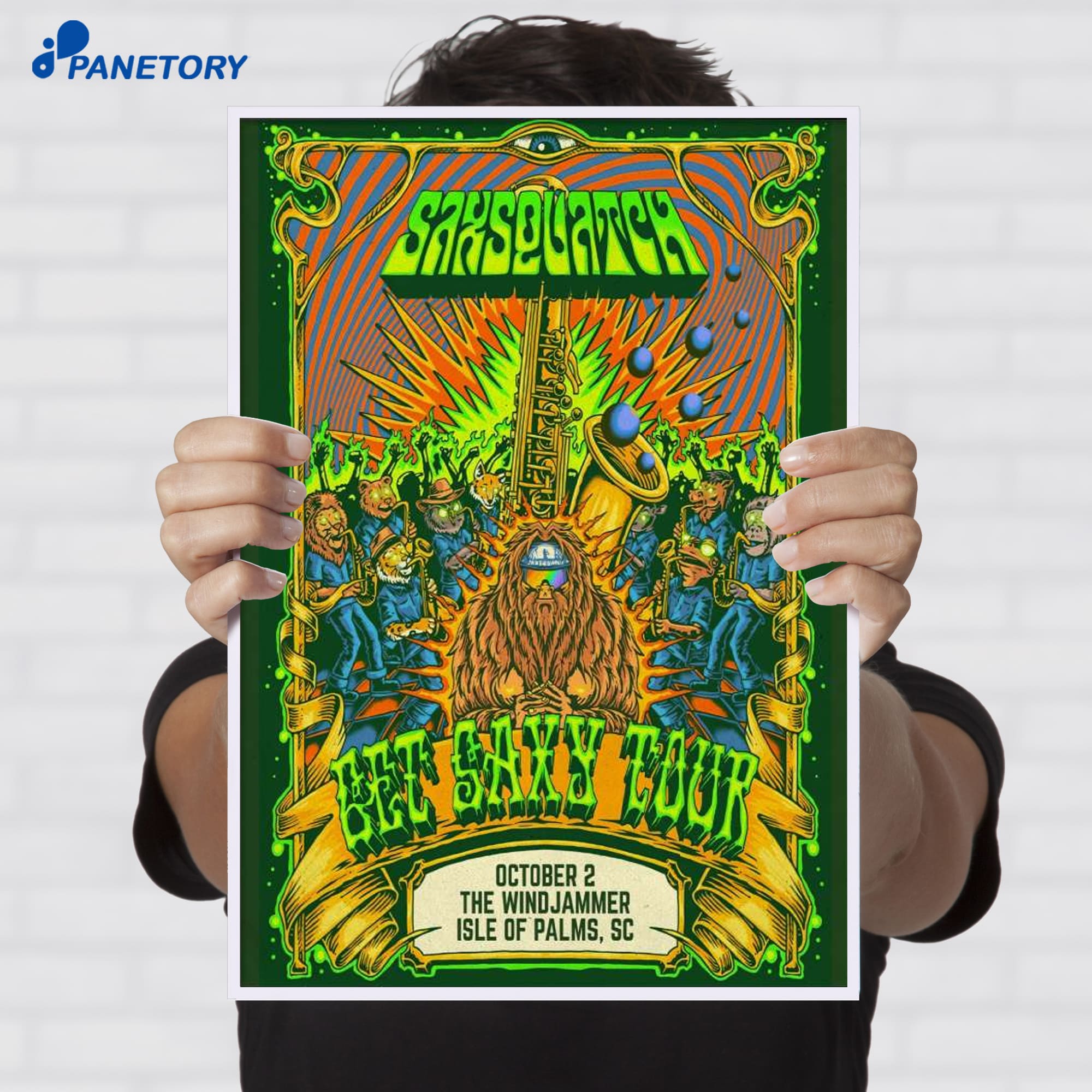 Saxsquatch The Windjammer Isle Of Palms Sc Oct 2 2026 Poster Saxsquatch The Windjammer Isle Of Palms Sc Oct 2 2026 Poster