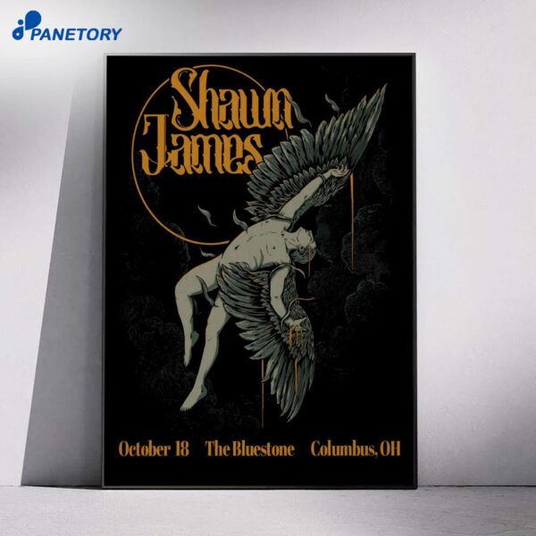 Shawn James Columbus OH Oct 18 2026 Poster