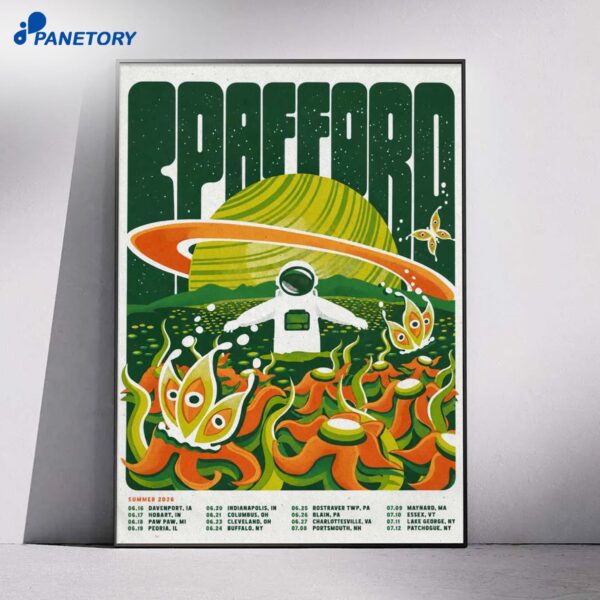 Spafford Summer Tour 2026 Poster