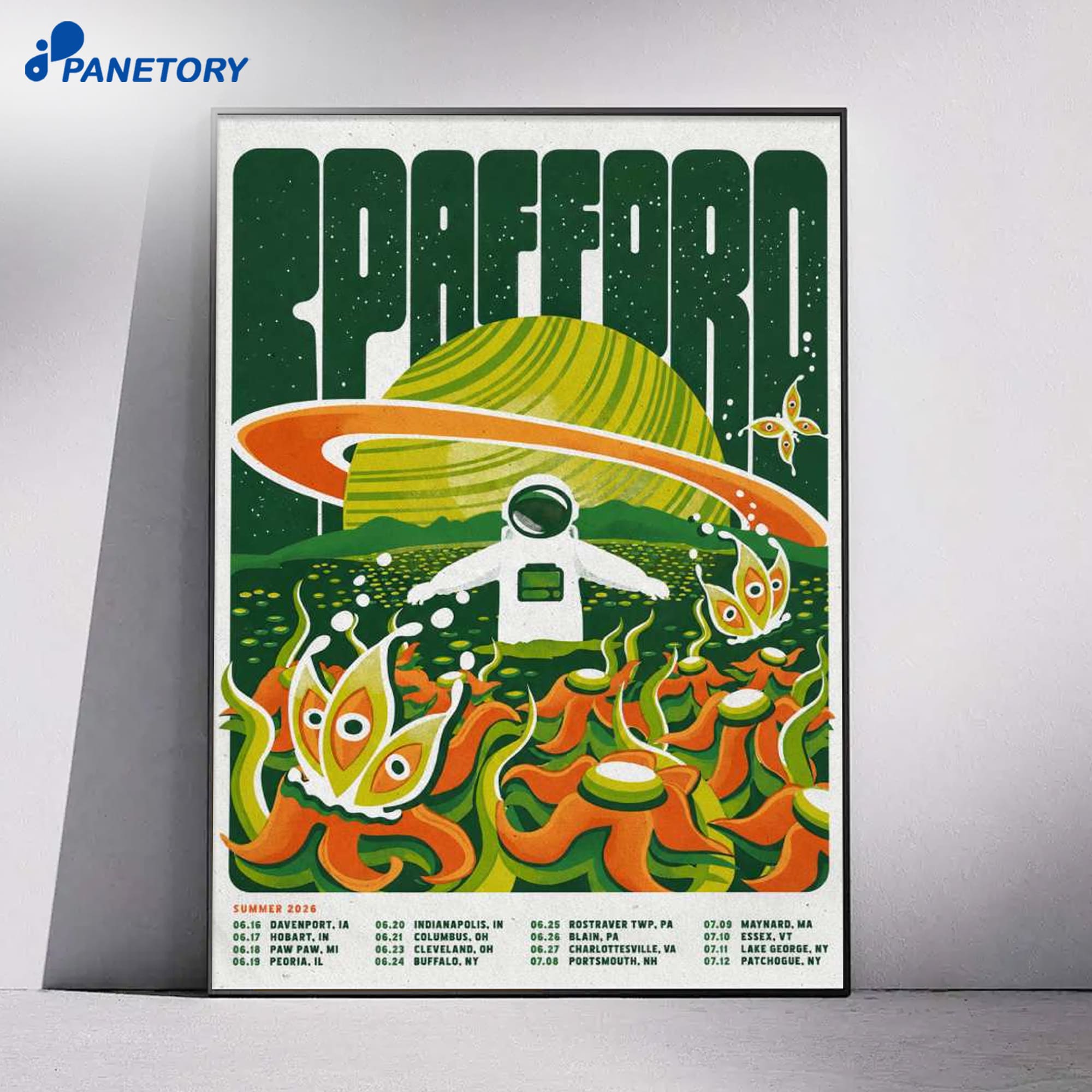 Spafford Summer Tour 2026 Poster 4 Spafford Summer Tour 2026 Poster 1
