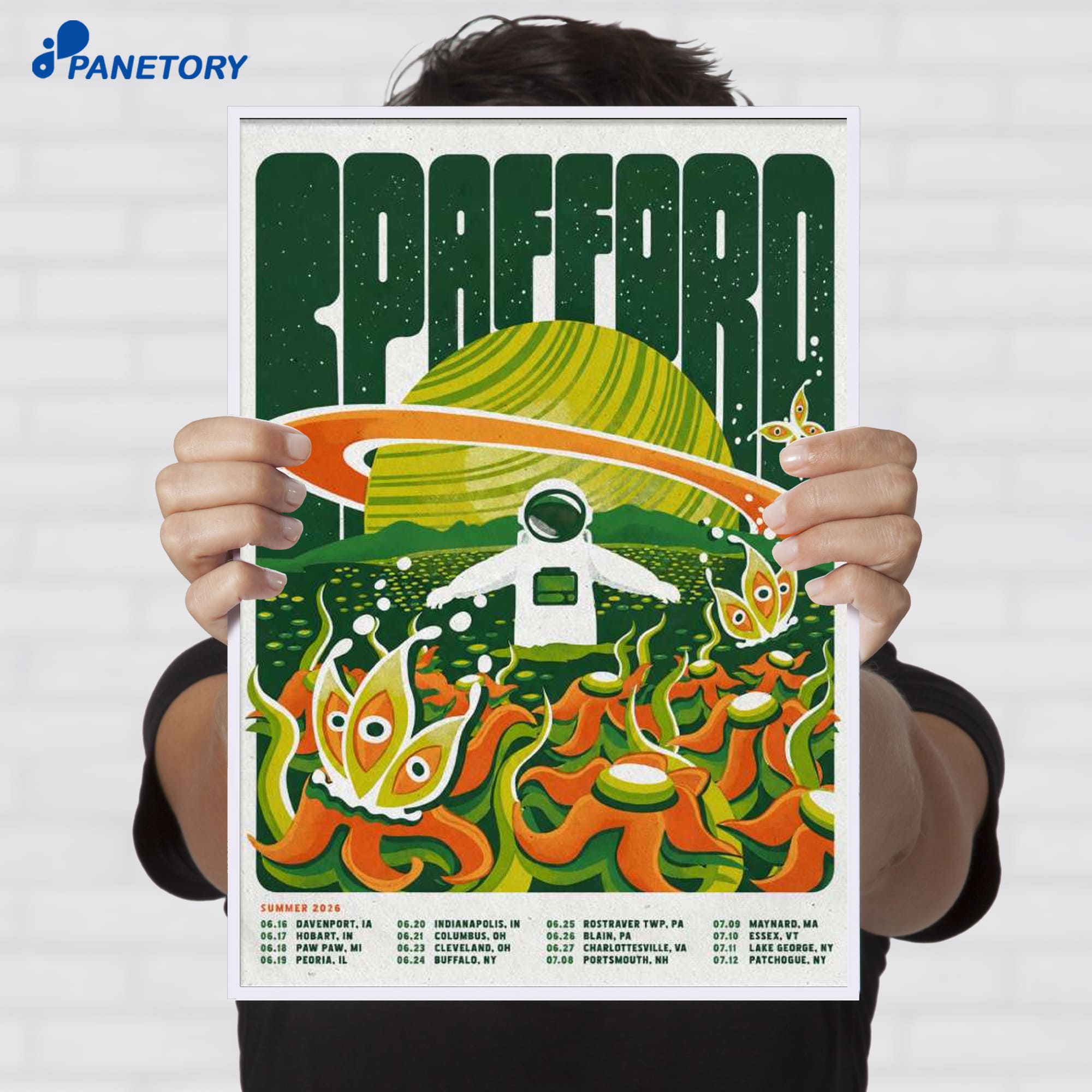 Spafford Summer Tour 2026 Poster Spafford Summer Tour 2026 Poster