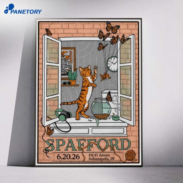 Spafford Tour Indianapolis IN Jun 20 2026 Poster