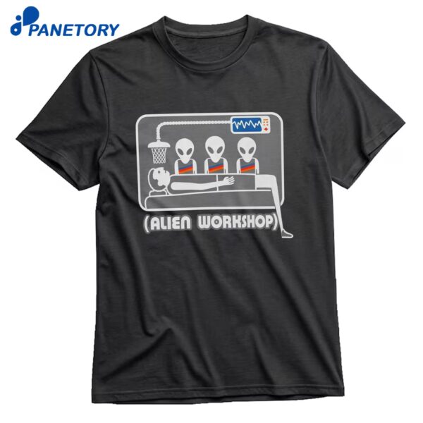 Spurs Wemby Alien Workshop T-Shirt