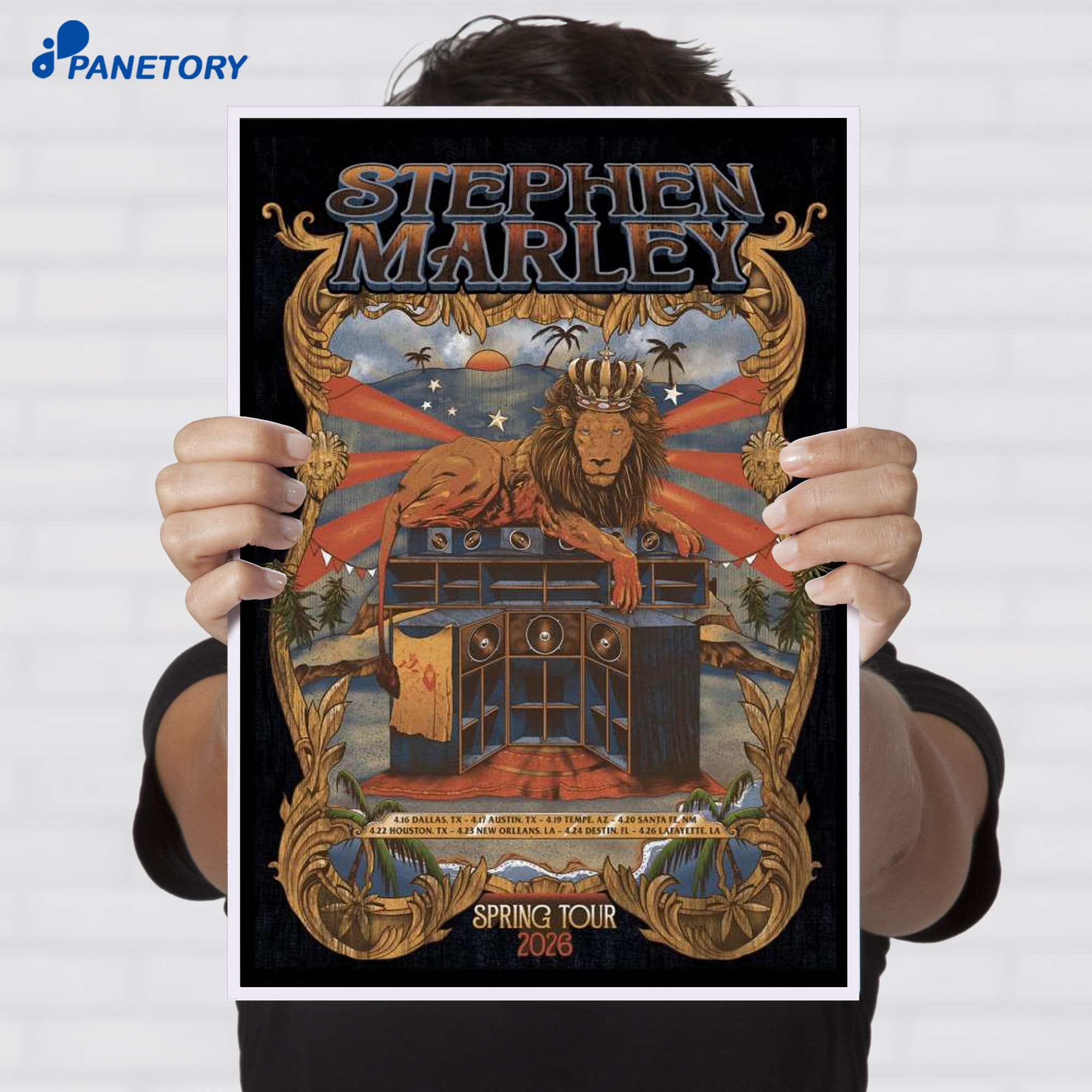 Stephen Marley Spring Tour 2026 Poster Stephen Marley Spring Tour 2026 Poster