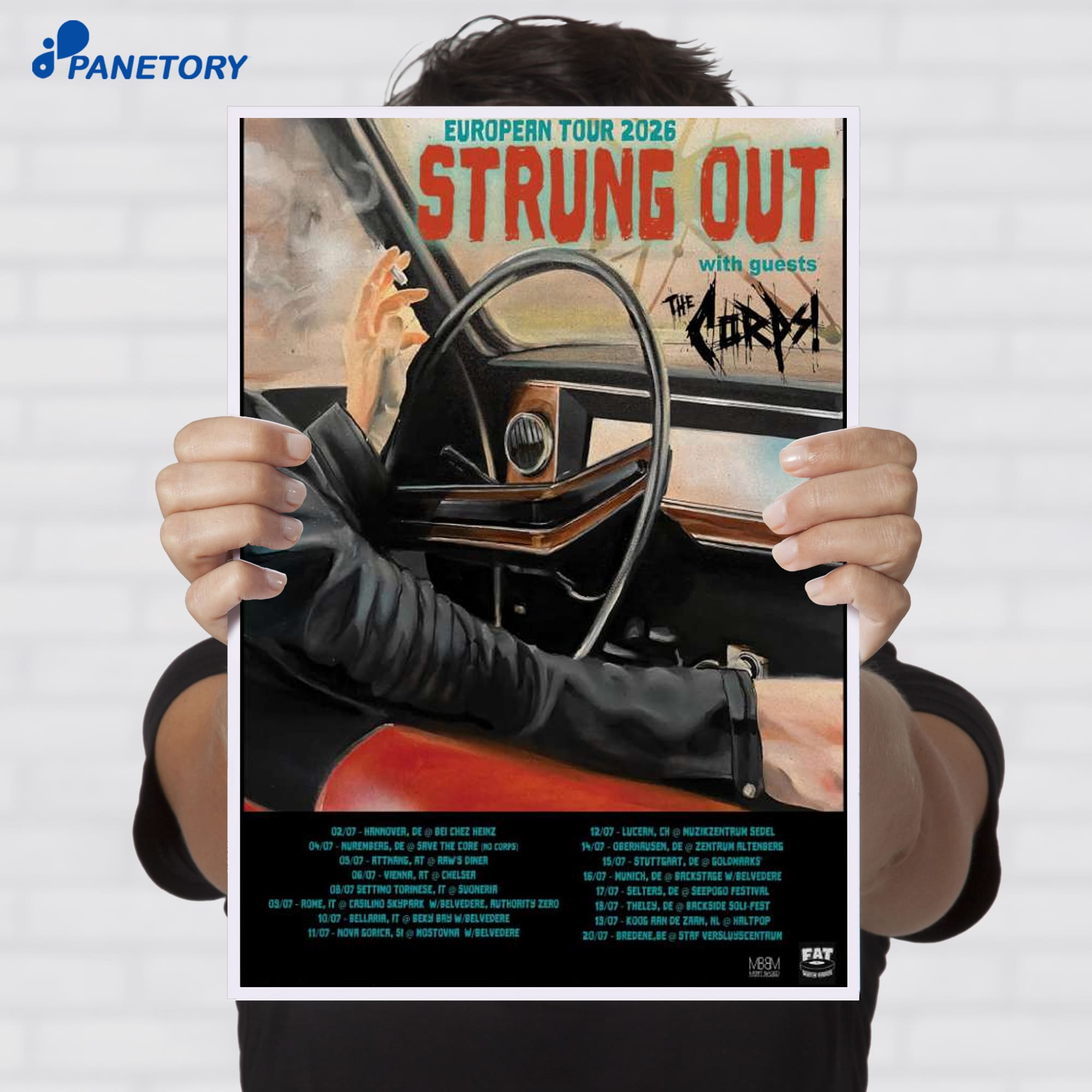 Strung Out European Tour 2026 Poster Strung Out European Tour 2026 Poster