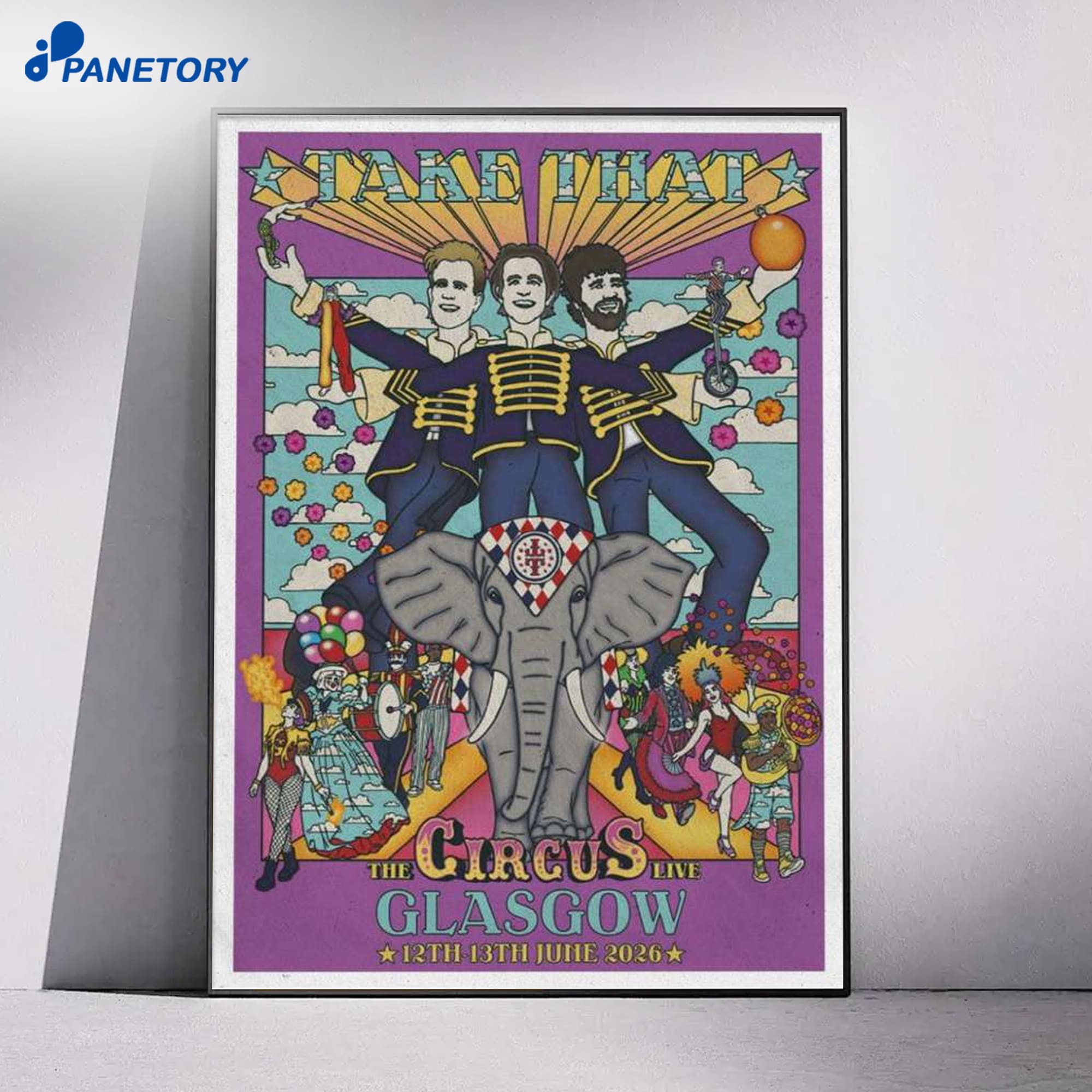 Take That The Circus Glasgow Jun 12 13 2026 Poster 4 Take That The Circus Glasgow Jun 12 13 2026 Poster 1
