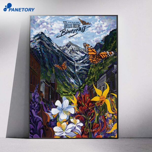 Telluride Bluegrass Festival Telluride CO Jun 18-21 2026 Poster