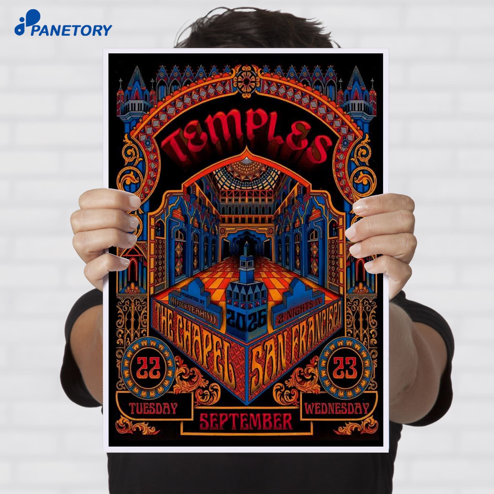 Temples San Francisco Ca Sep 22-23 2026 Poster Temples San Francisco Ca Sep 22-23 2026 Poster