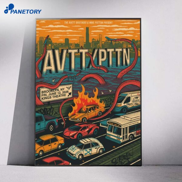 The Avett Brothers Brooklyn NY Tour Jun 12 2026 Poster