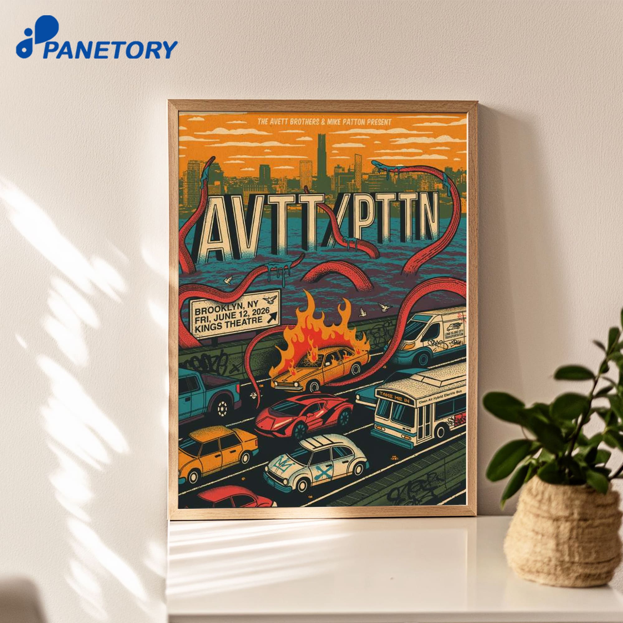 The Avett Brothers Brooklyn Ny Tour Jun 12 2026 Poster The Avett Brothers Brooklyn Ny Tour Jun 12 2026 Poster