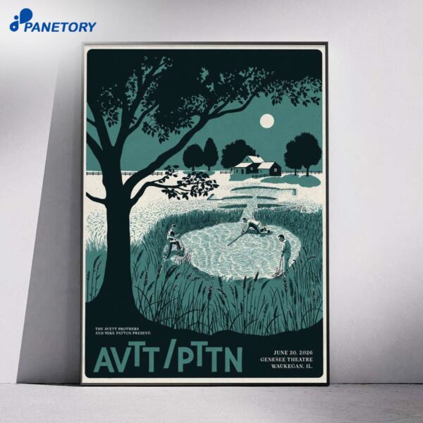 The Avett Brothers Genesee Theatre Waukegan IL Jun 20 2026 Poster