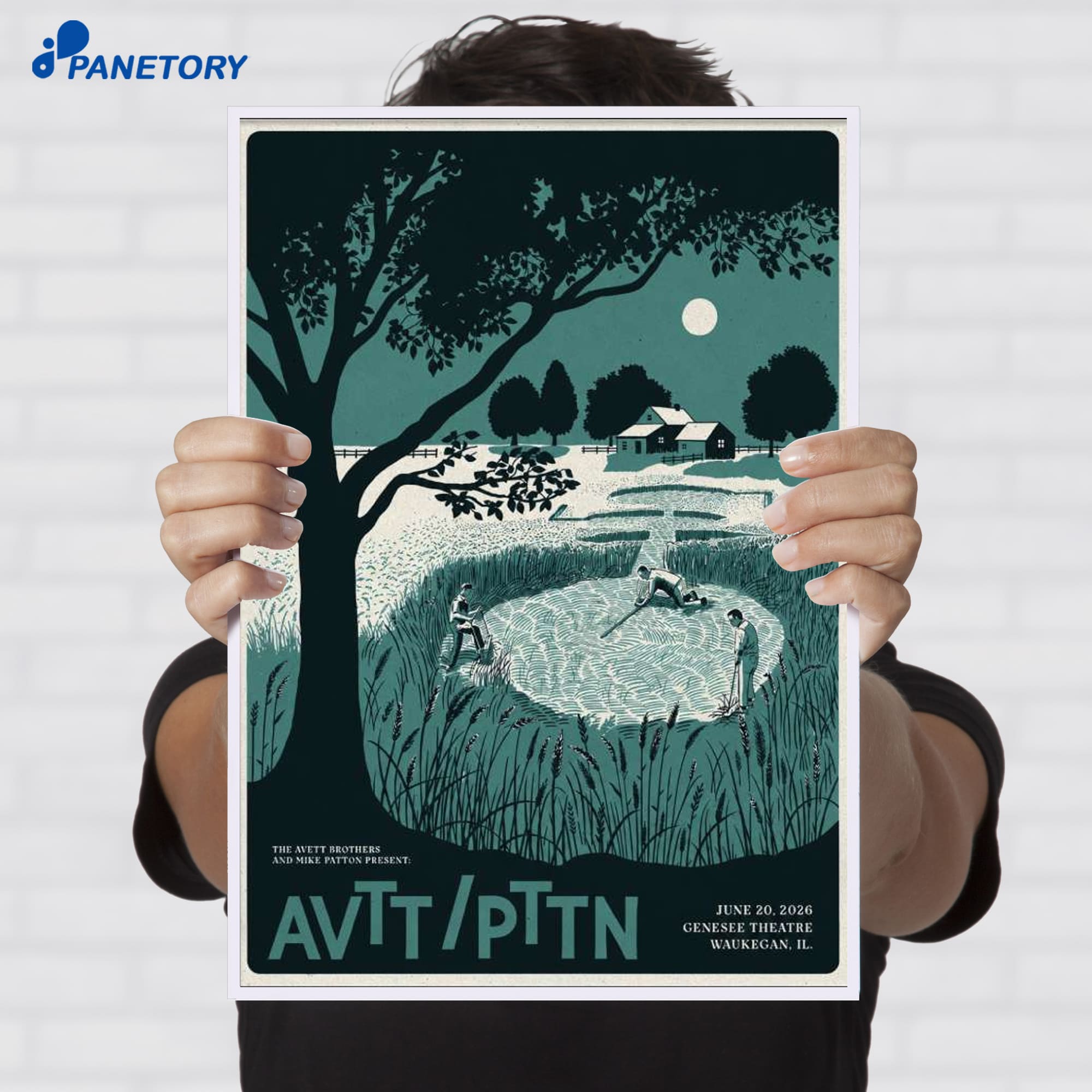The Avett Brothers Genesee Theatre Waukegan Il Jun 20 2026 Poster The Avett Brothers Genesee Theatre Waukegan Il Jun 20 2026 Poster