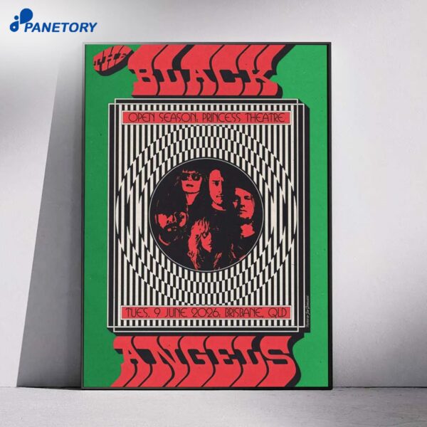 The Black Angels Brisbane Jun 9 2026 Poster