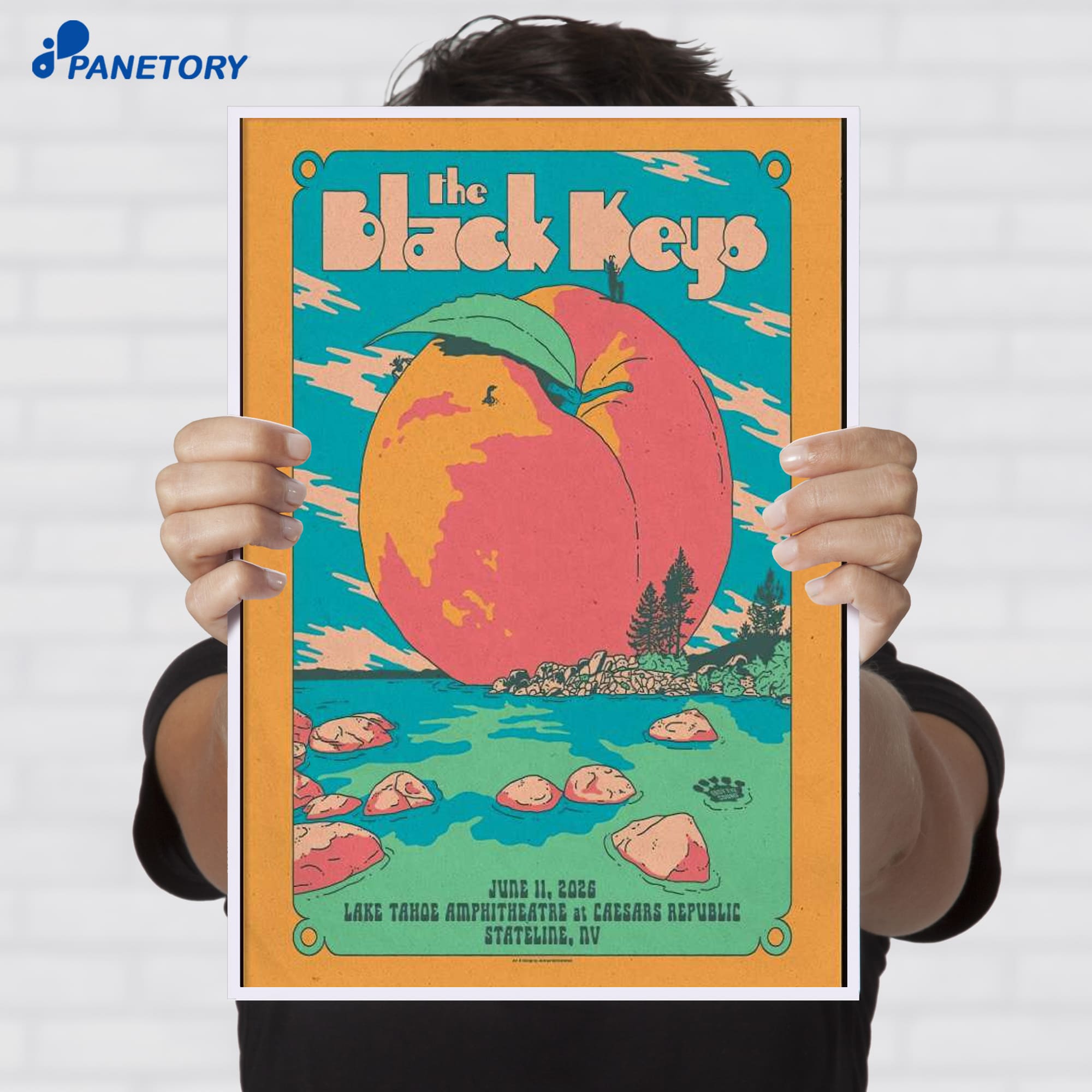 The Black Keys Lake Tahoe Amphitheatre Caesars Republic-Lake Tahoe Nv Jun 11 2026 Poster The Black Keys Lake Tahoe Amphitheatre Caesars Republic-Lake Tahoe Nv Jun 11 2026 Poster