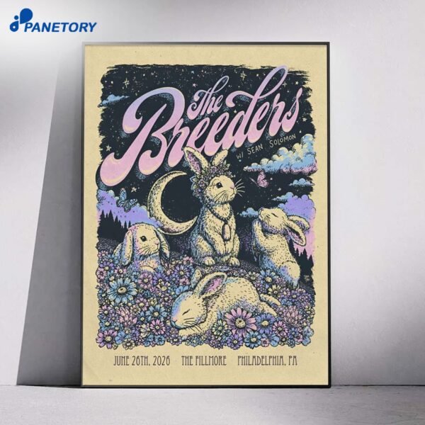 The Breeders Philadelphia PA Tour Jun 26 2026 Poster