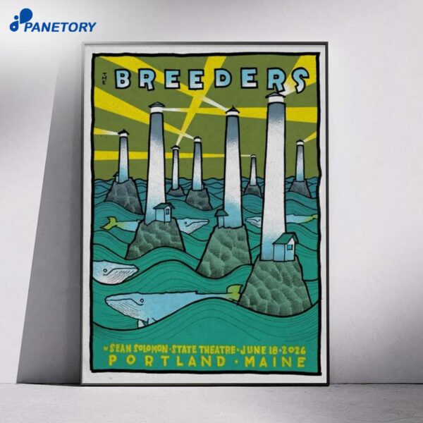 The Breeders Portland ME Jun 18 2026 Poster