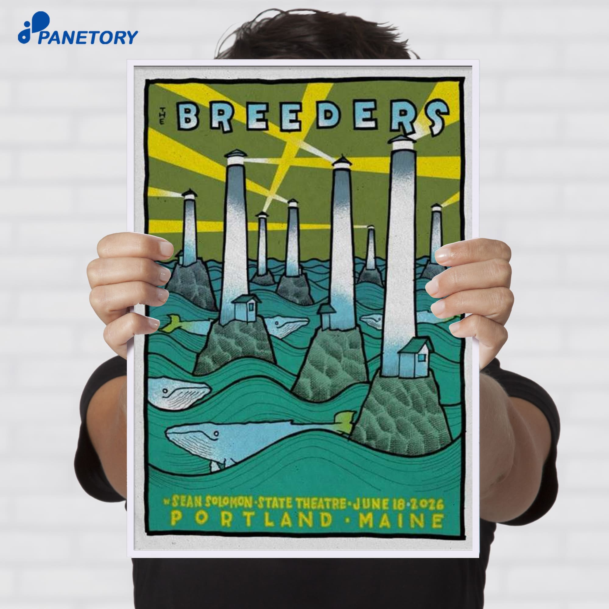 The Breeders Portland Me Jun 18 2026 Poster The Breeders Portland Me Jun 18 2026 Poster