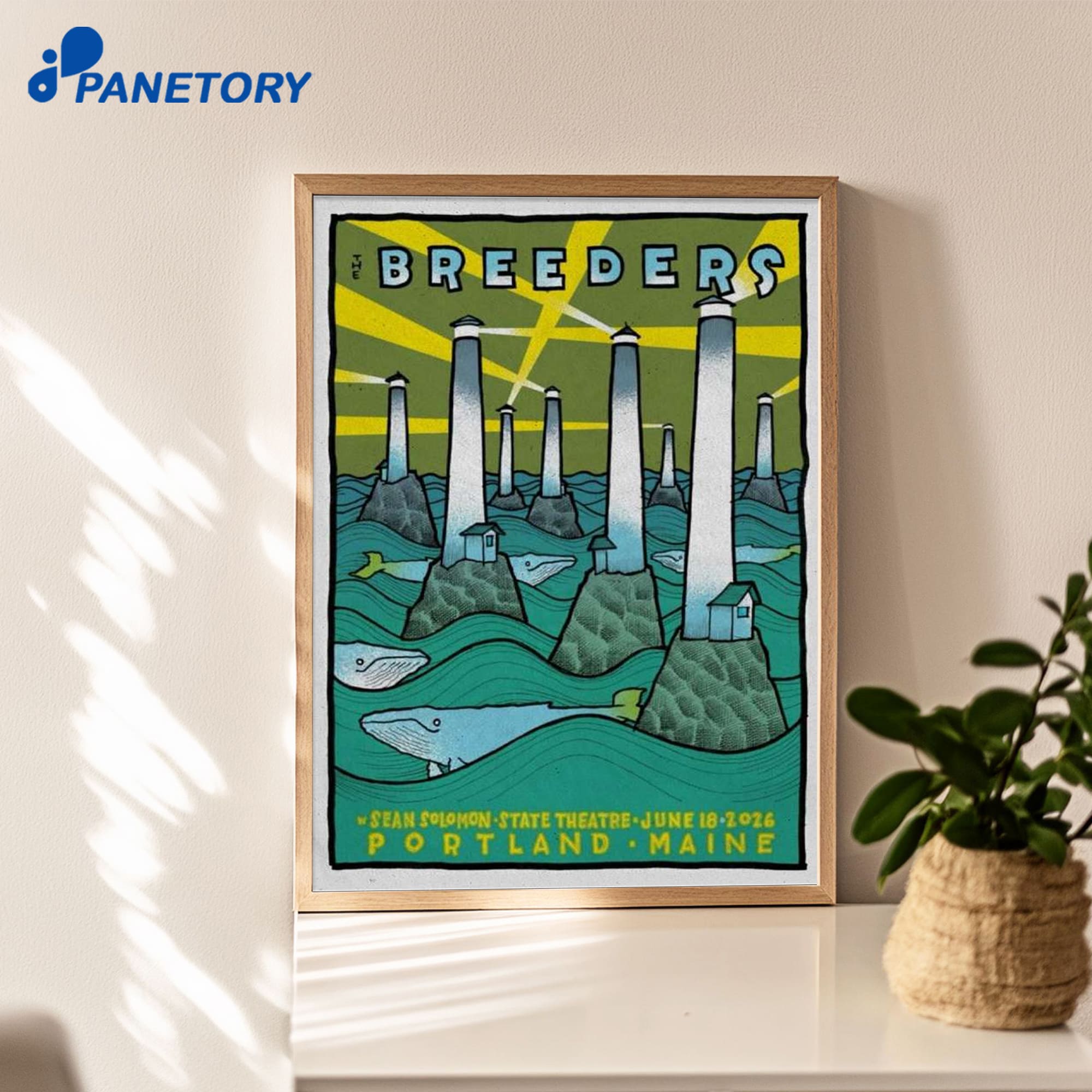 The Breeders Portland Me Jun 18 2026 Poster The Breeders Portland Me Jun 18 2026 Poster