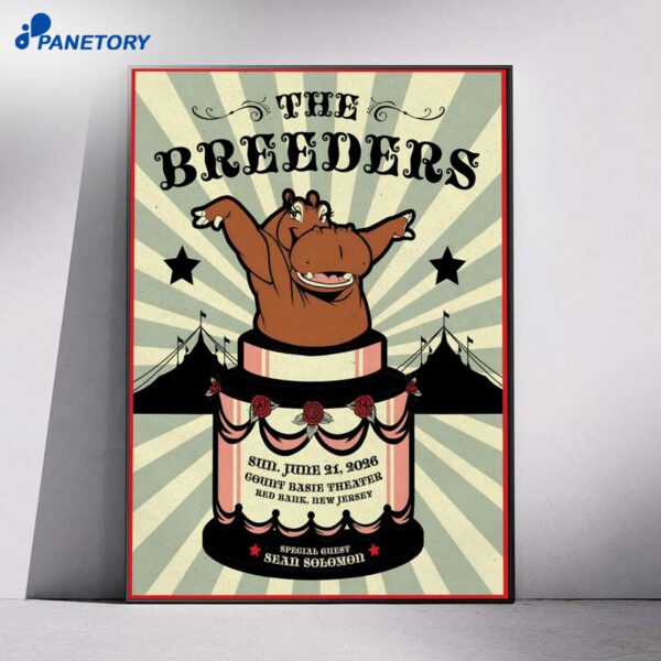 The Breeders Red Bank NJ Jun 21 2026 Poster