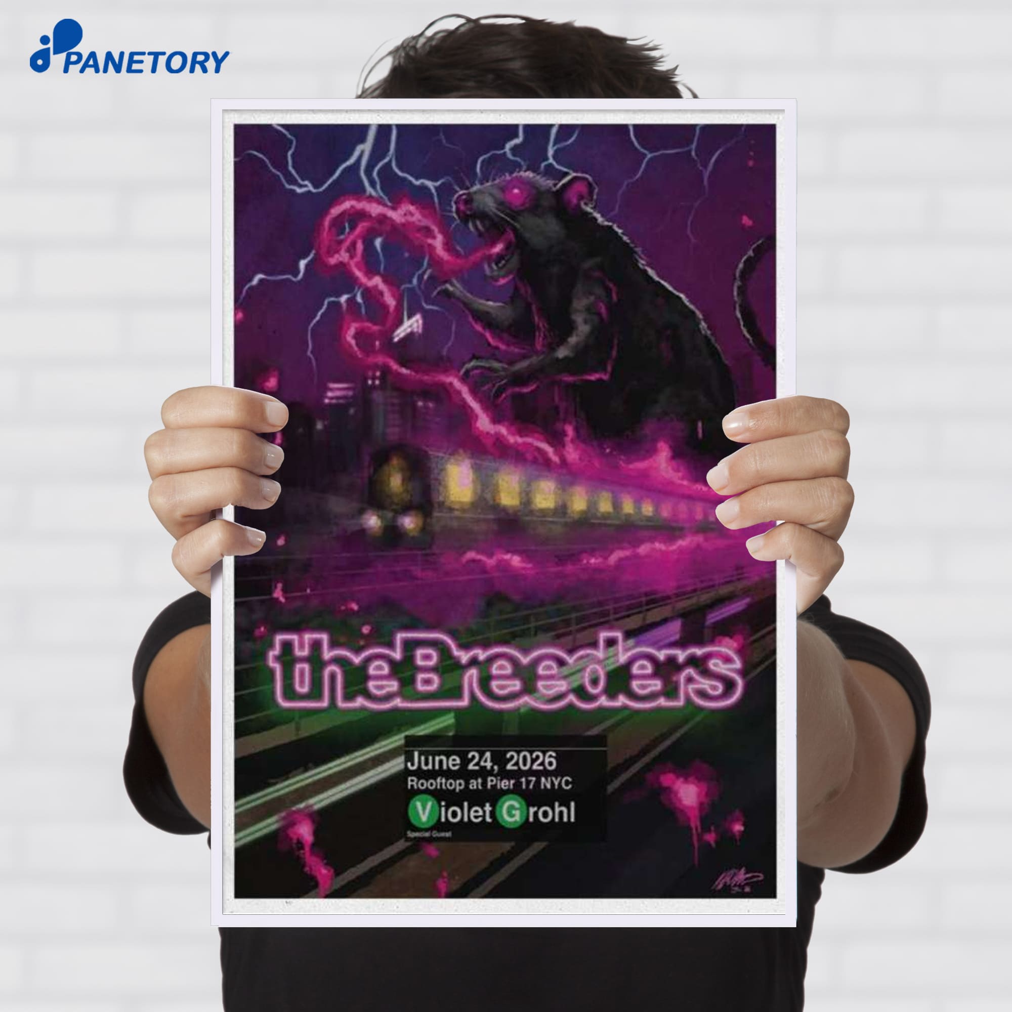 The Breeders Signed New York Jun 24 2026 Poster The Breeders Signed New York Jun 24 2026 Poster