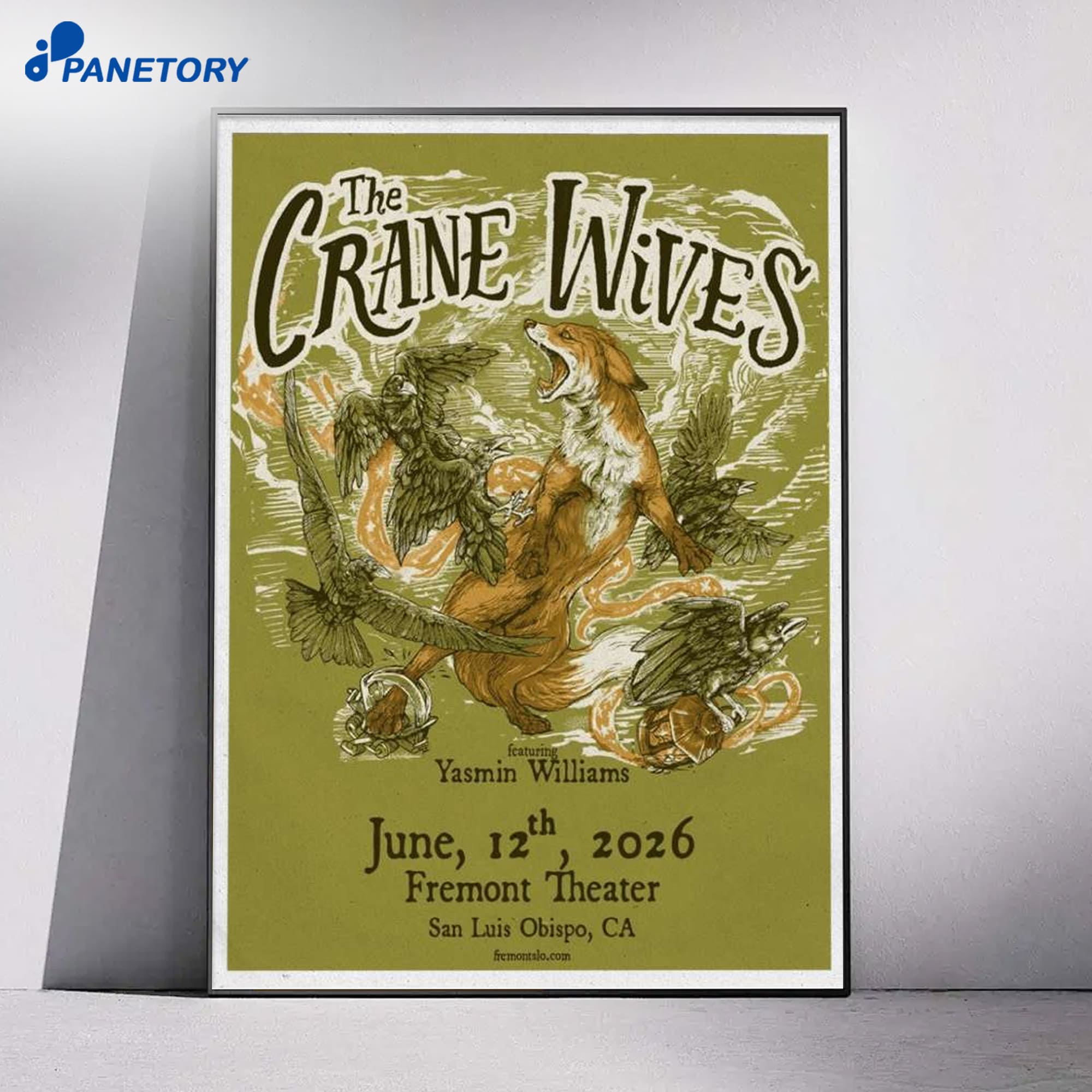 The Crane Wives San Luis Obispo Jun 12 2026 Poster The Crane Wives San Luis Obispo Jun 12 2026 Poster