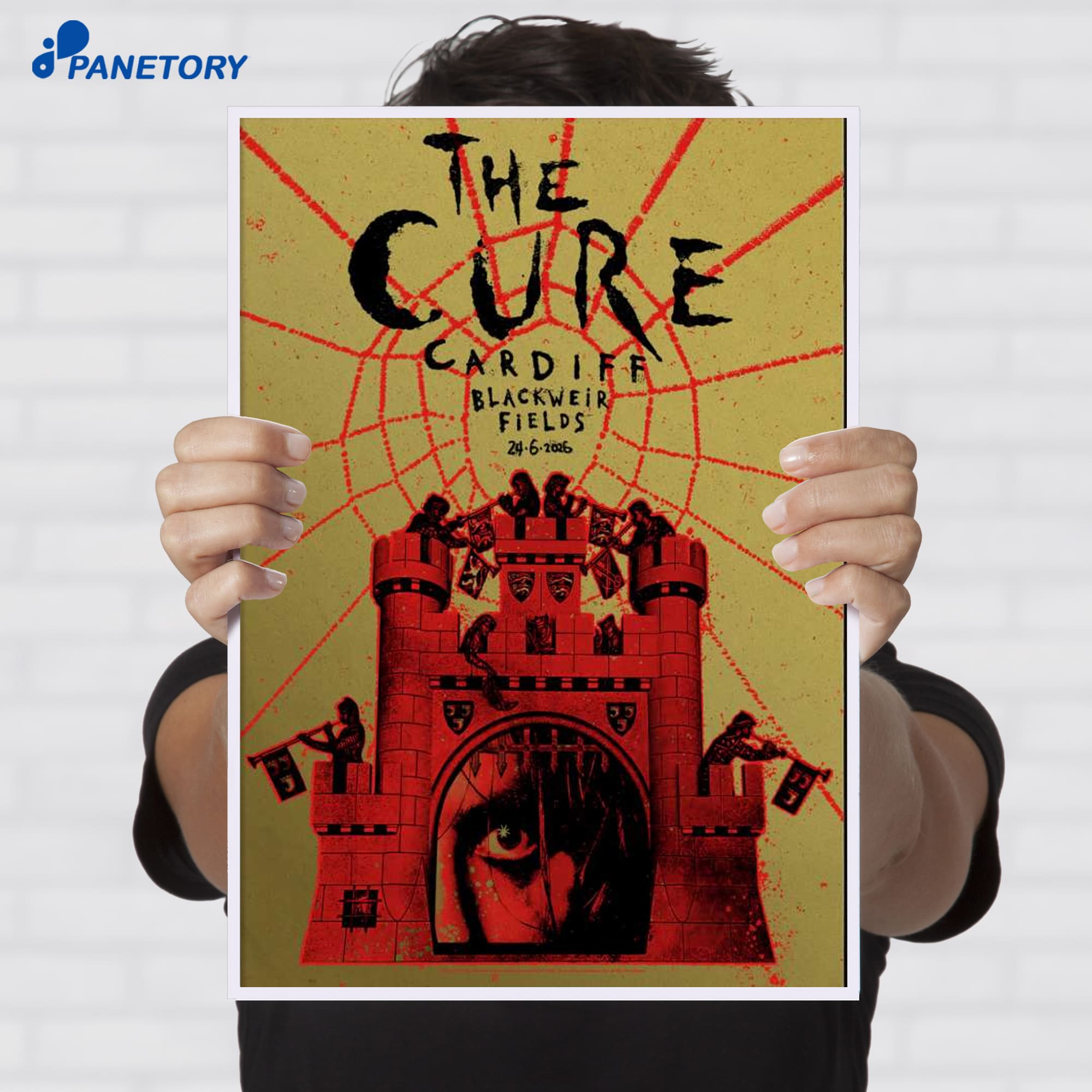 The Cure Cardiff Uk Jun 24 2026 Poster The Cure Cardiff Uk Jun 24 2026 Poster