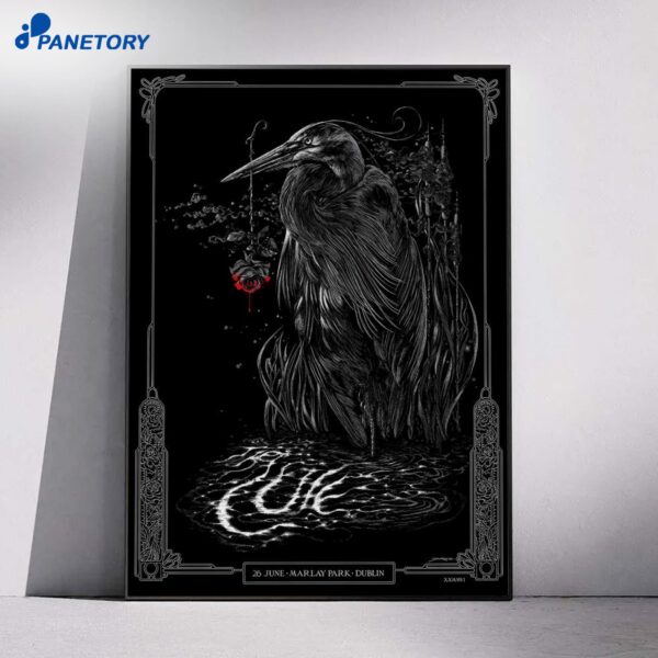 The Cure Dublin Ireland Jun 26 2026 Poster