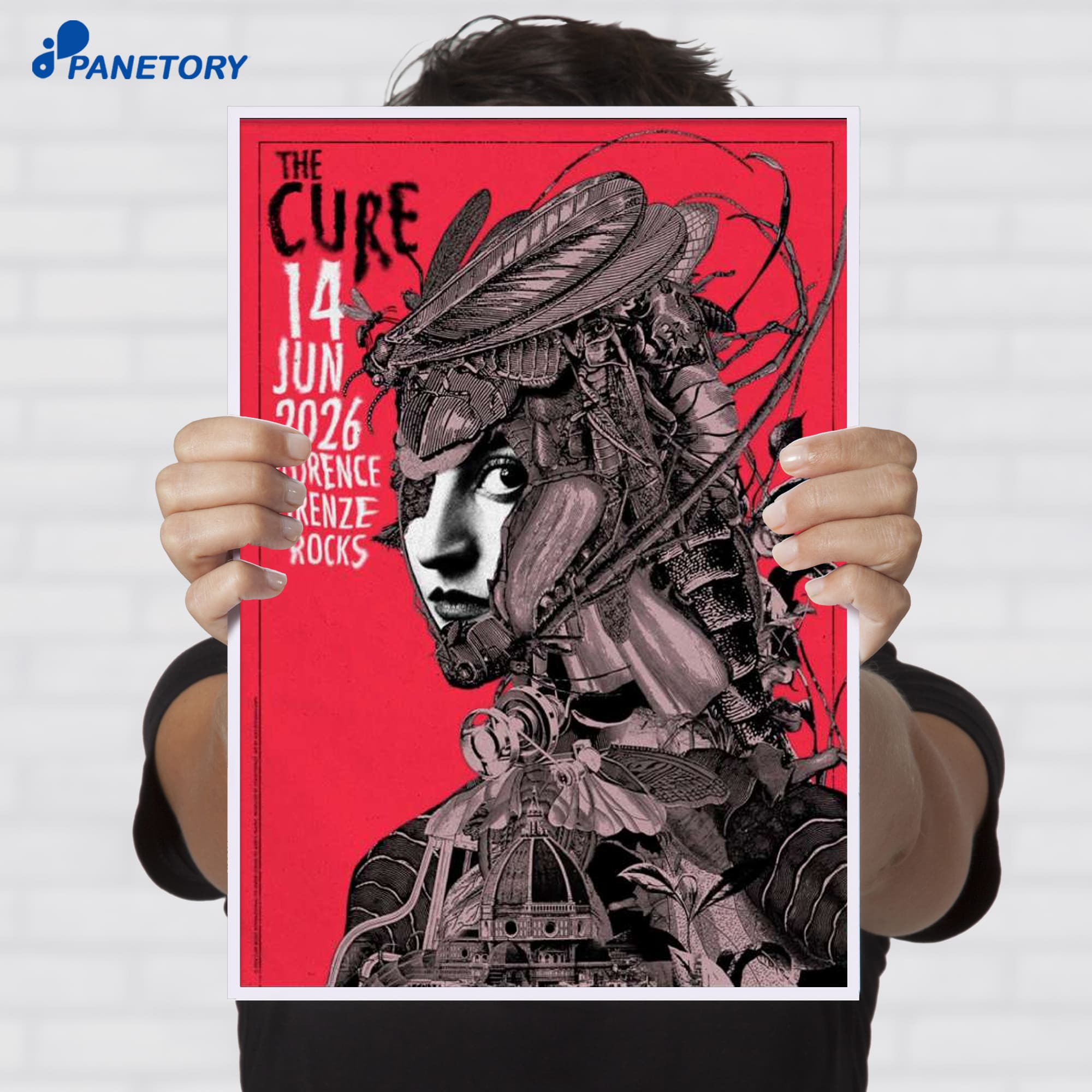 The Cure Florence Firenze Rocks Festival Florence Italy Jun 14 2026 Poster The Cure Florence Firenze Rocks Festival Florence Italy Jun 14 2026 Poster