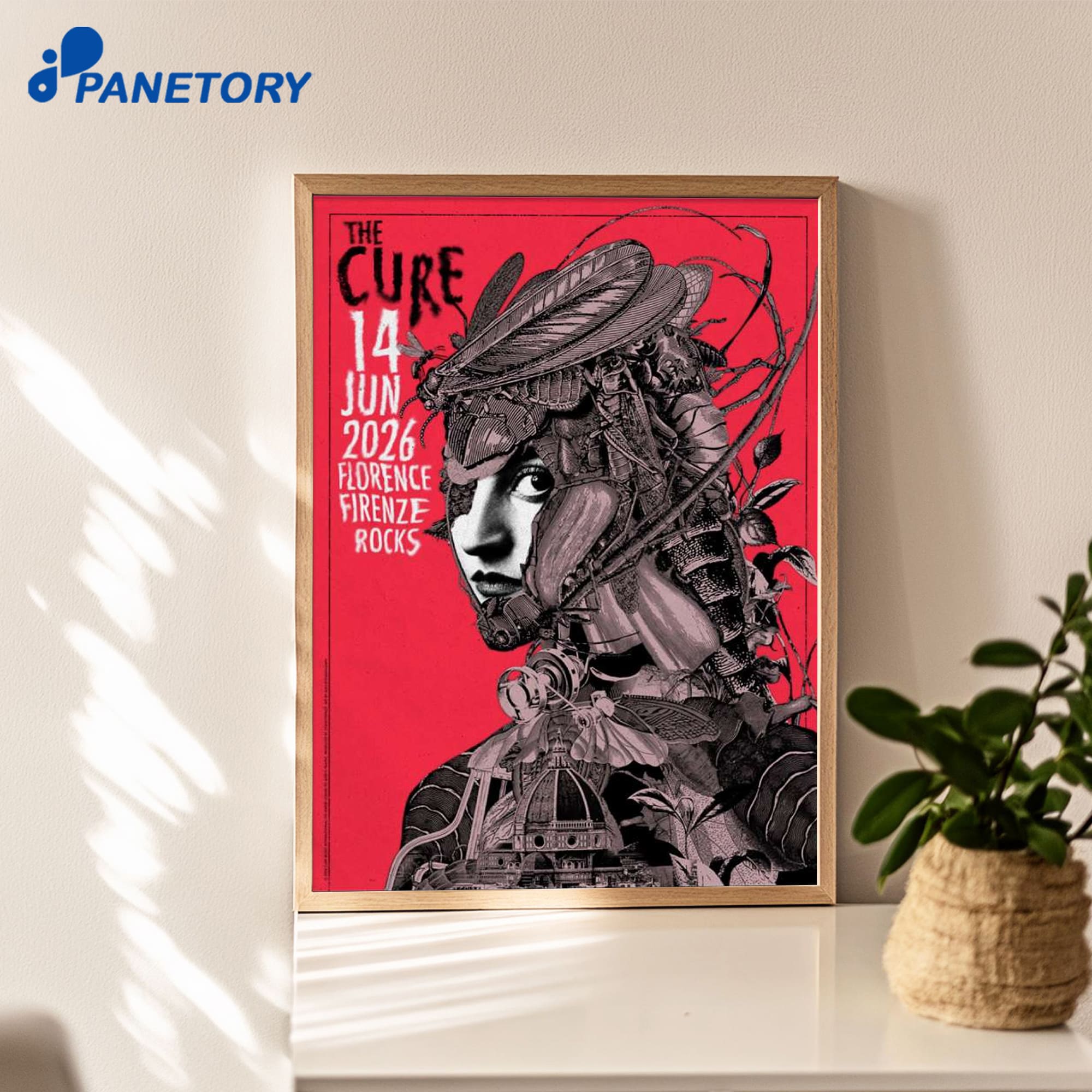 The Cure Florence Firenze Rocks Festival Florence Italy Jun 14 2026 Poster The Cure Florence Firenze Rocks Festival Florence Italy Jun 14 2026 Poster